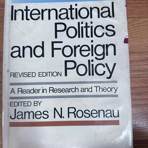 International Politics and Foreign Policy Book